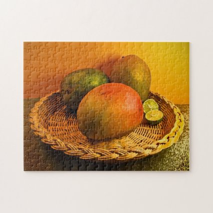 Mango and Lime Still Life Puzzle