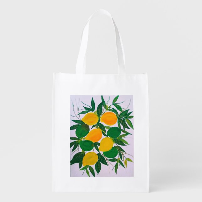 Mango Bango - 1 sided Grocery Bag (Front)