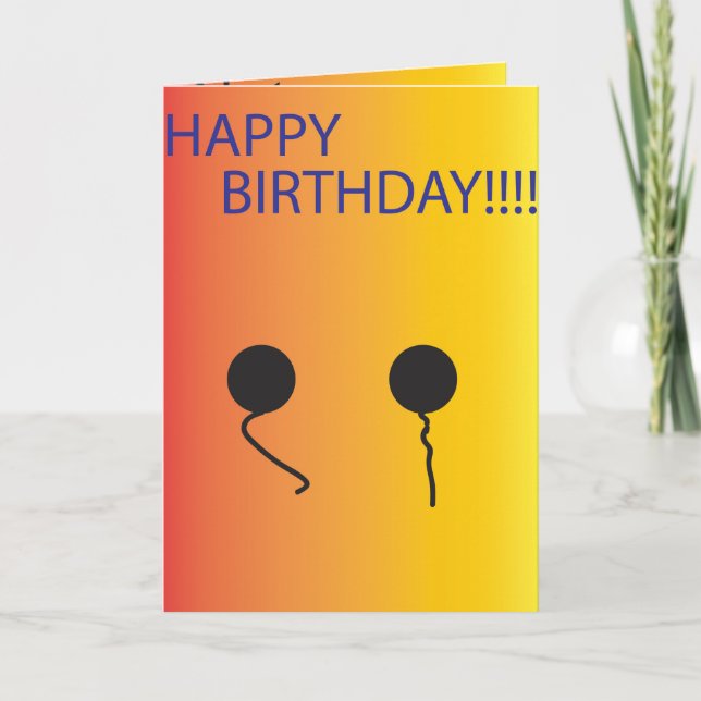 Mango Birthday Card (Front)