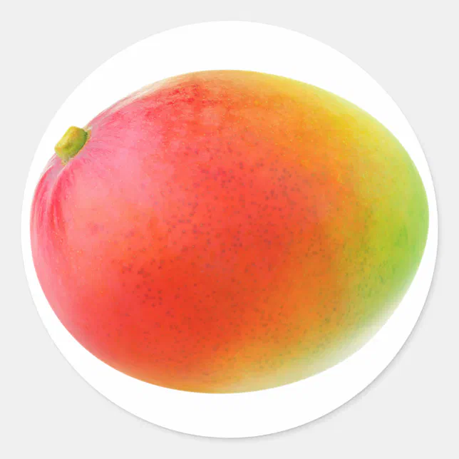 Mango Classic Round Sticker | Zazzle
