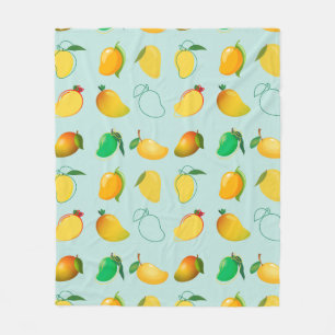 Mango Fresh Fleece Blanket