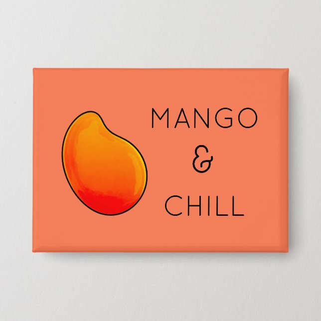 Mango Fruit Collection Button (Front)