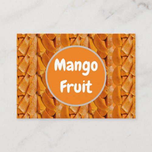 Mango Fruit Pattern Business Card