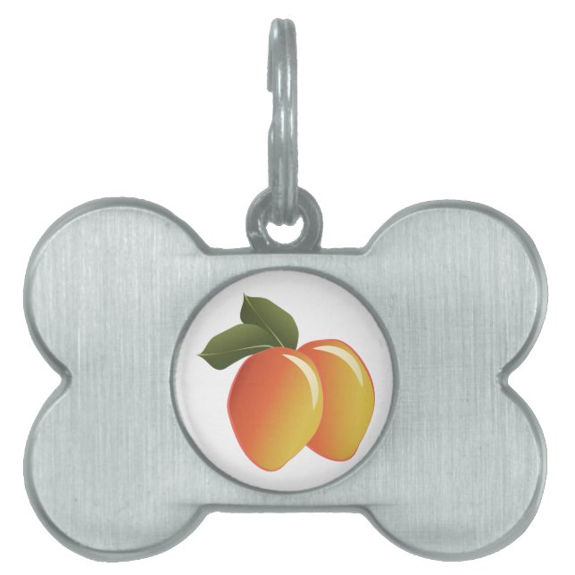 Mango Fruit Pet Tag (Front)
