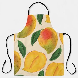 Mango Fruit Seamless Pattern Apron