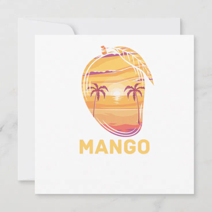 Mango Invitation Zazzle