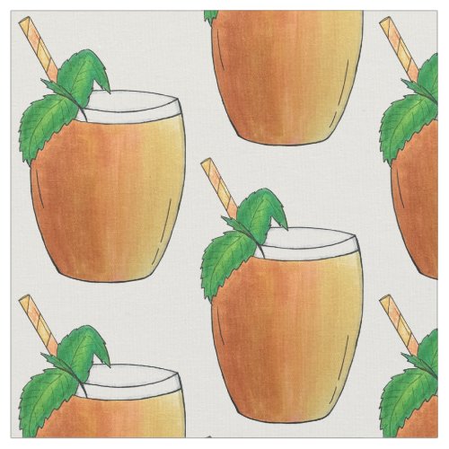 Mango Lassi Lassis Indian Food Yogurt Drink Fabric