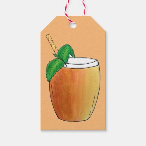 Mango Lassi Refreshing Indian Yoghurt Fruit Drink Gift Tags