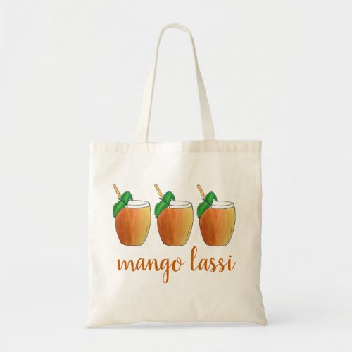 Mango Lassi Refreshing Indian Yoghurt Fruit Drink Tote Bag