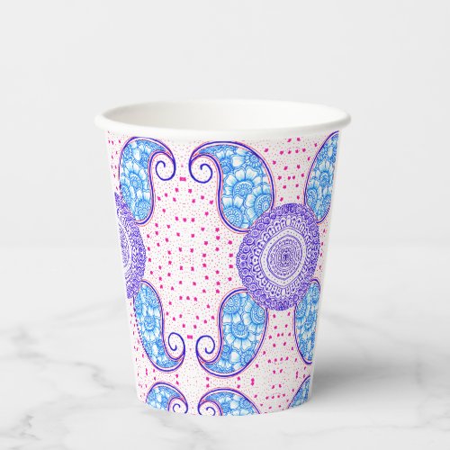 Mango Mandala Delight Artful Paper Cup