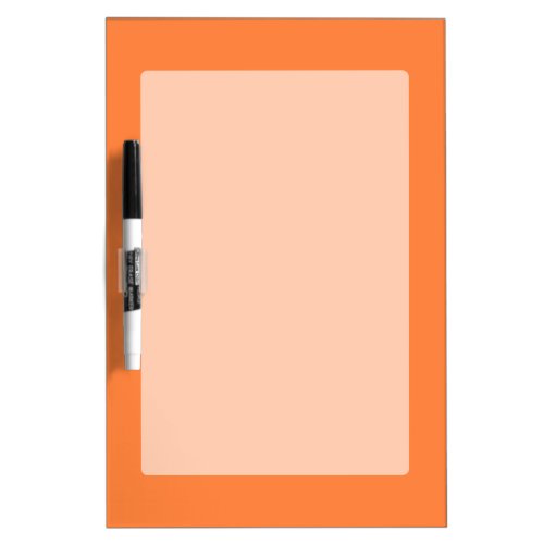 Mango Orange Color Accent ready to customize Dry_Erase Board