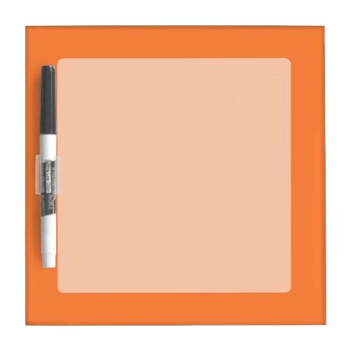 Mango Orange Color Accent ready to customize Dry_Erase Board