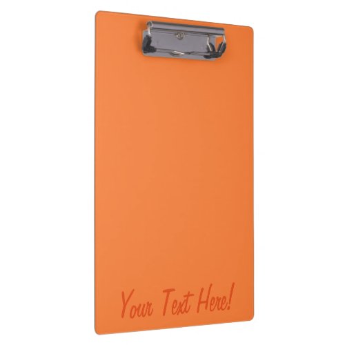 Mango Orange Color Background ready to customize Clipboard