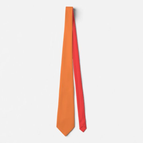 Mango Orange Color Decor ready to customize Neck Tie