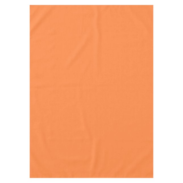 Mango Orange Color Style ready to customize Tablecloth (Front)