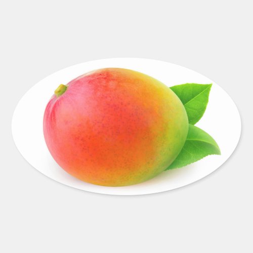 Mango Oval Sticker