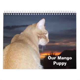 Mango Puppy Calendar