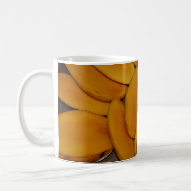 Mango slices coffee mug (Left)