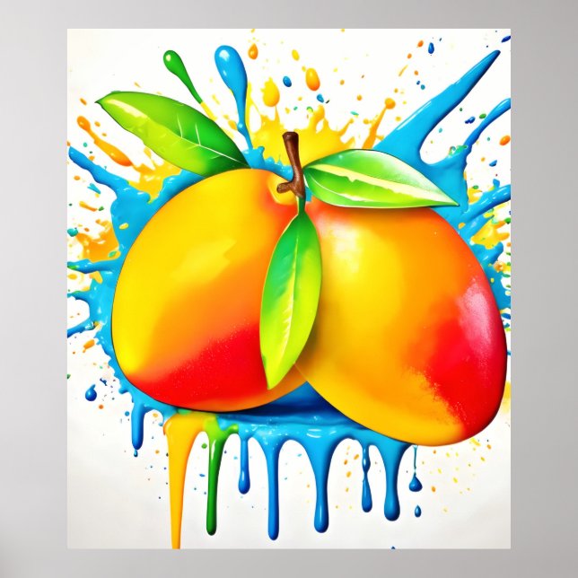 Mango Splash of Color Poster (Front)