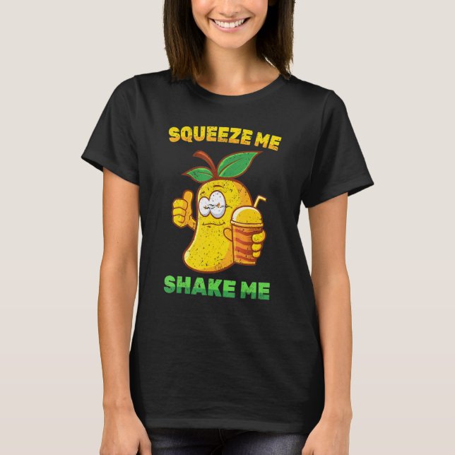 Mango - Squeeze Me Shake Me - Fruit - Vegetarian - T-Shirt (Front)