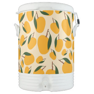 Mango Summer Fruit Pattern Beverage Cooler