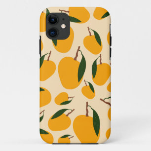 Mango Summer Fruit Pattern iPhone 11 Case