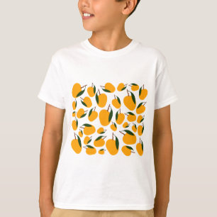 Mango Summer Fruit Pattern T-Shirt