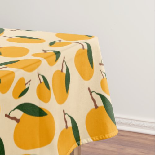 Mango Summer Fruit Pattern Tablecloth