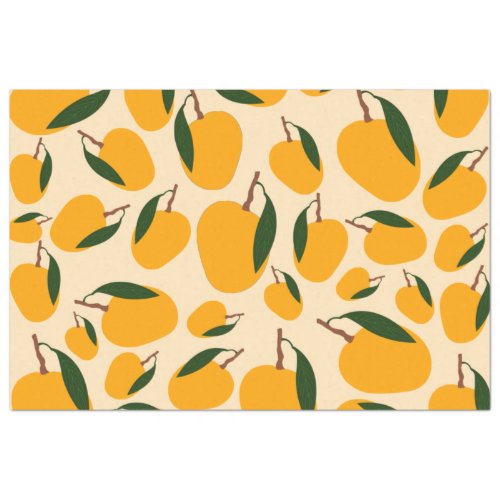 Mango Summer Fruit Pattern Tissue Paper