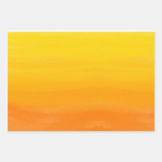 Mango sunset wrapping paper sheets