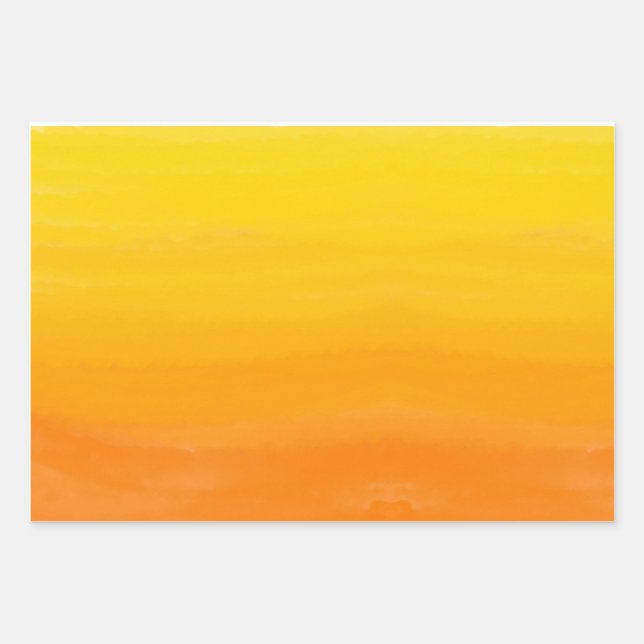 Mango sunset wrapping paper sheets (Front)