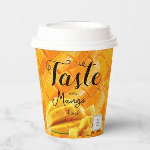 Mango taste  paper cups