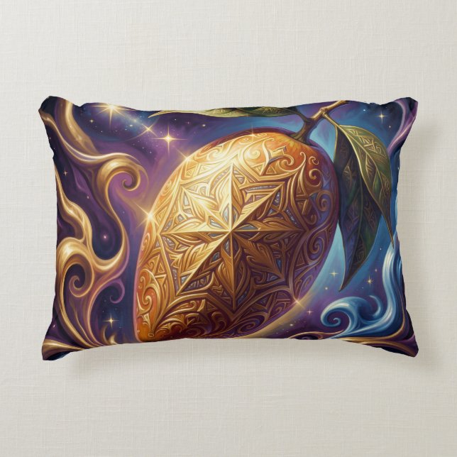 Mango – Tropical Fruit Full of Flavor´10 Accent Pillow (Front)