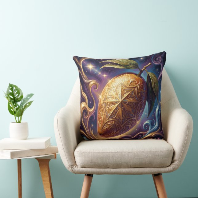 Mango – Tropical Fruit Full of Flavor´10 Throw Pillow (Chair)