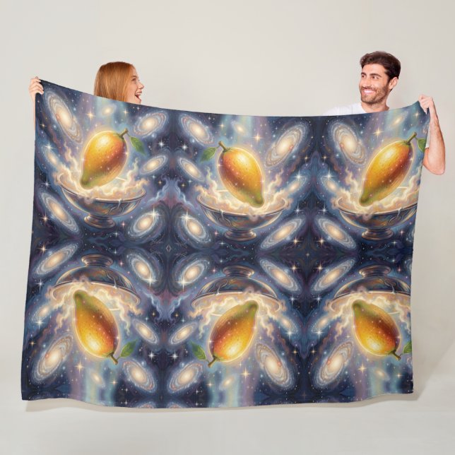 Mango – Tropical Fruit Full of Flavor´4 Fleece Blanket (In Situ)