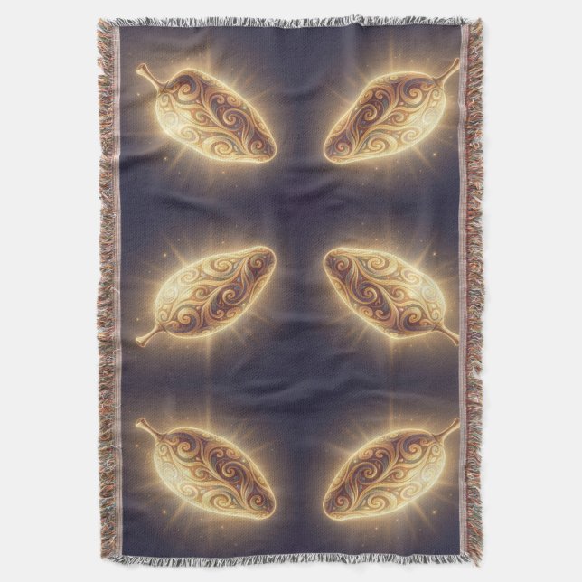 Mango – Tropical Fruit Full of Flavor´5 Throw Blanket (Front Vertical)