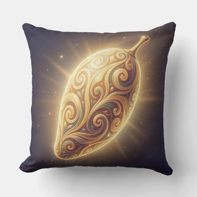 Mango – Tropical Fruit Full of Flavor´5 Throw Pillow (Front)