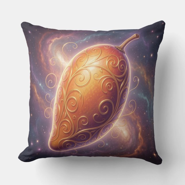 Mango – Tropical Fruit Full of Flavor´8 Throw Pillow (Front)