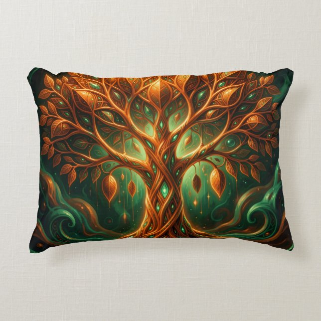 Mango - Tropical fruit full of flavor Accent Pillow (Front)