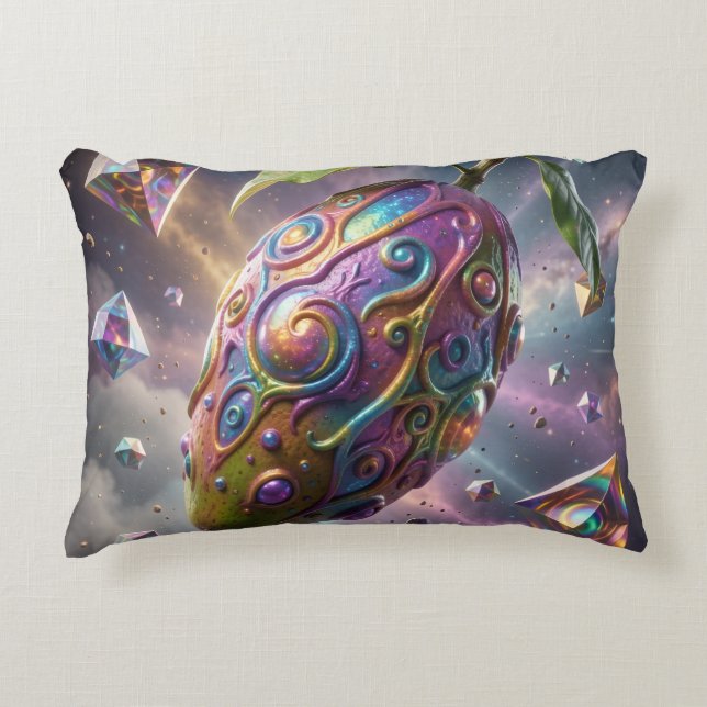  Mango – Tropical Fruit Full of Flavor Accent Pillow (Front)
