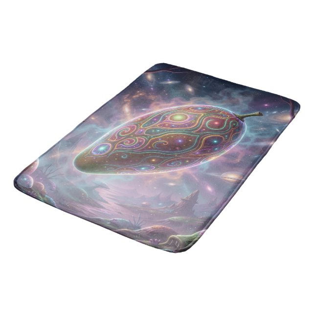 Mango - Tropical fruit full of flavor Bath Mat (Angled)