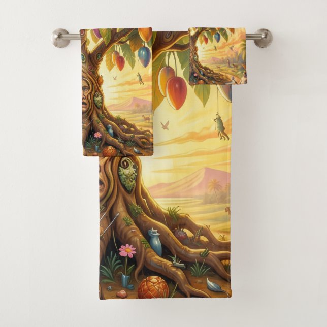 Mango – Tropical Fruit Full of Flavor Bath Towel Set (Insitu)