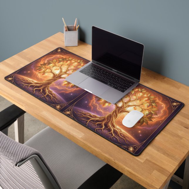 Mango – Tropical fruit full of flavor Desk Mat (Office 2)