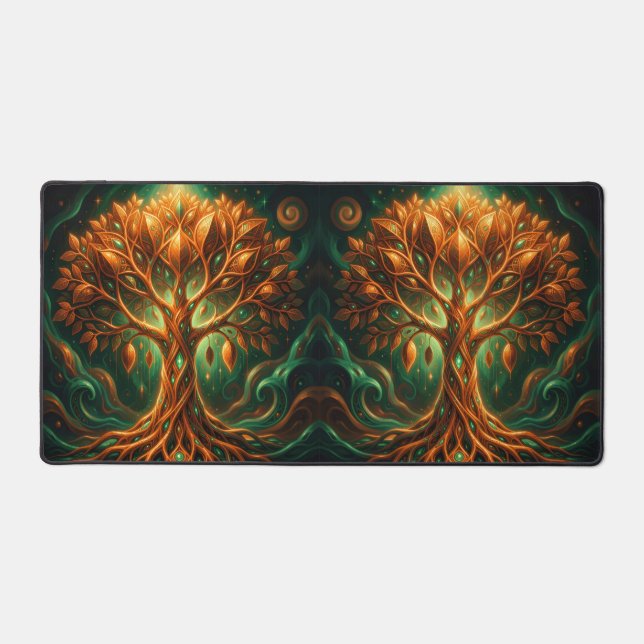 Mango – Tropical Fruit Full of Flavor Desk Mat (Front)