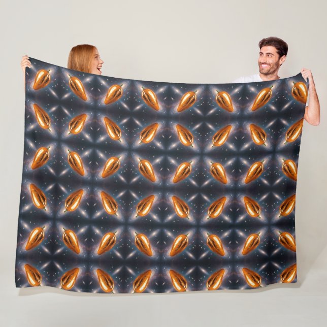 Mango - Tropical fruit full of flavor Fleece Blanket (In Situ)