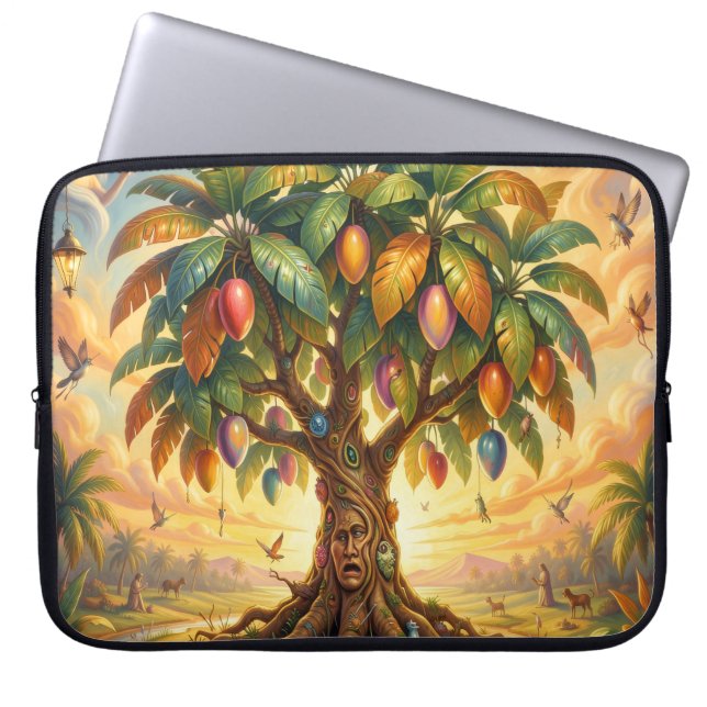 Mango – Tropical Fruit Full of Flavor Laptop Sleeve (Front)