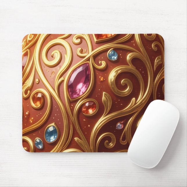 Mango - Tropical Fruit Full of Flavor Mouse Pad (With Mouse)