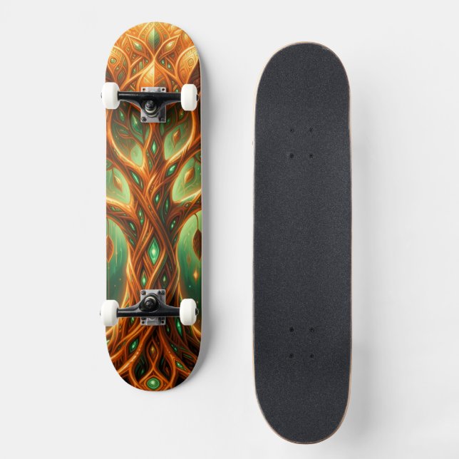 Mango – Tropical fruit full of flavor Skateboard (Front)
