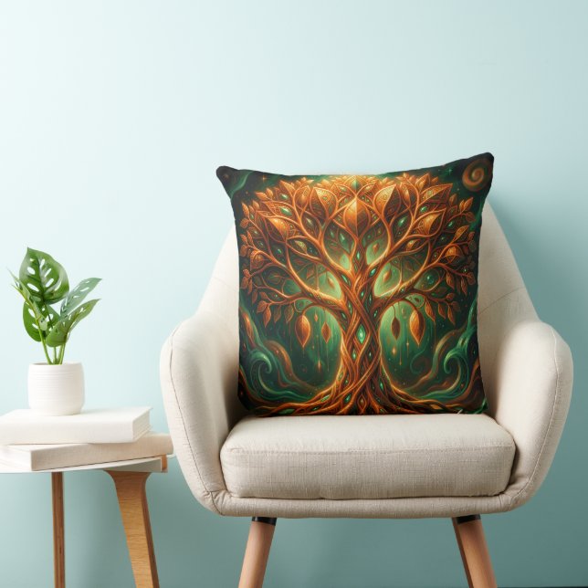Mango – Tropical fruit full of flavor Throw Pillow (Chair)
