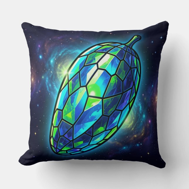 Mango - Tropical fruit full of flavor Throw Pillow (Front)